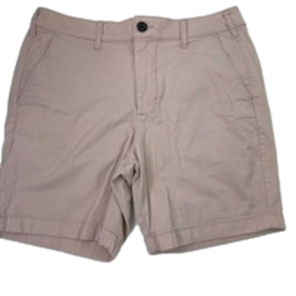 Men's Hollister Pink Flat Front Shorts Size 32 - Picture 1 of 10